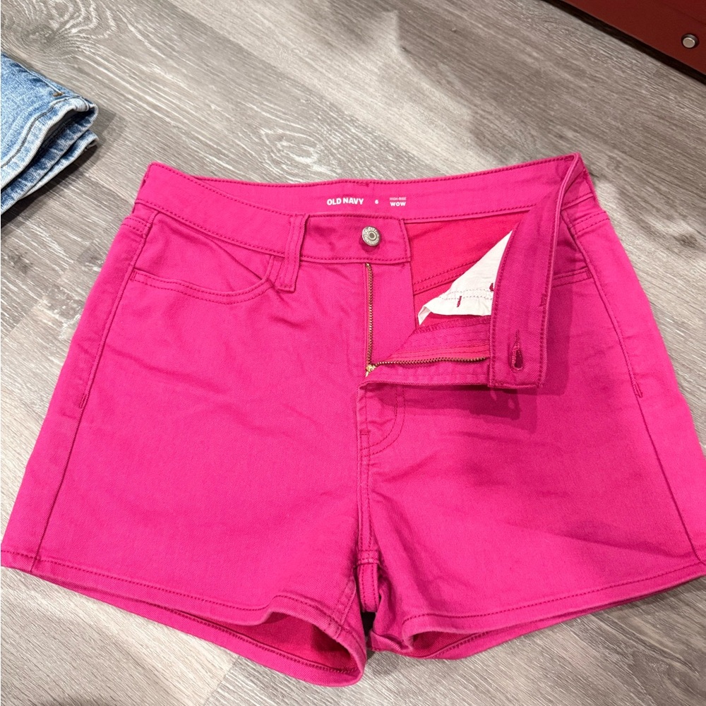Old Navy Women's Fuchsia Jean Shorts